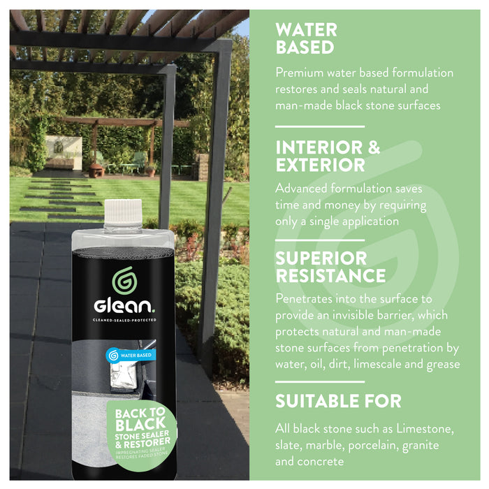 Black Stone Restorer & Sealer | GLEAN