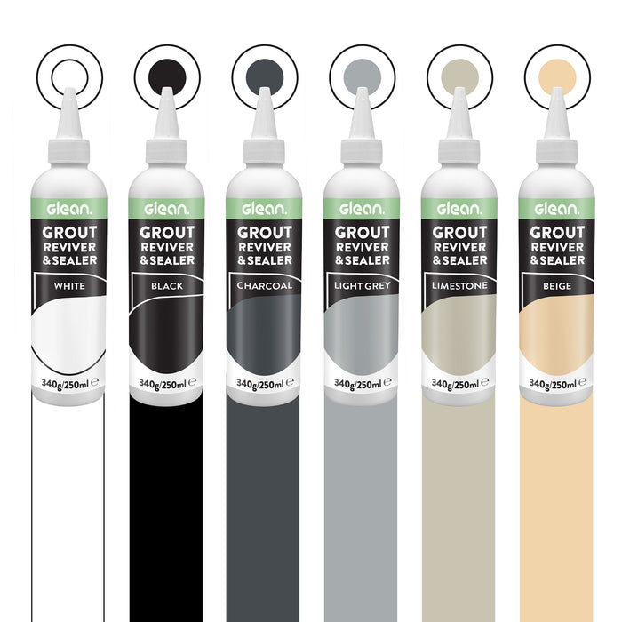 Grout Reviver & Sealer Kit | Various Colours