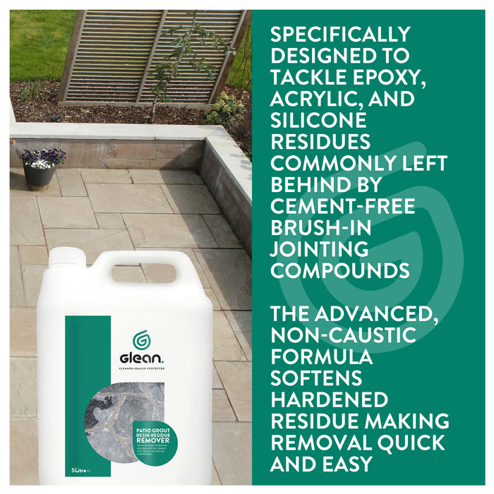 Patio Grout Resin Residue Remover | GLEAN