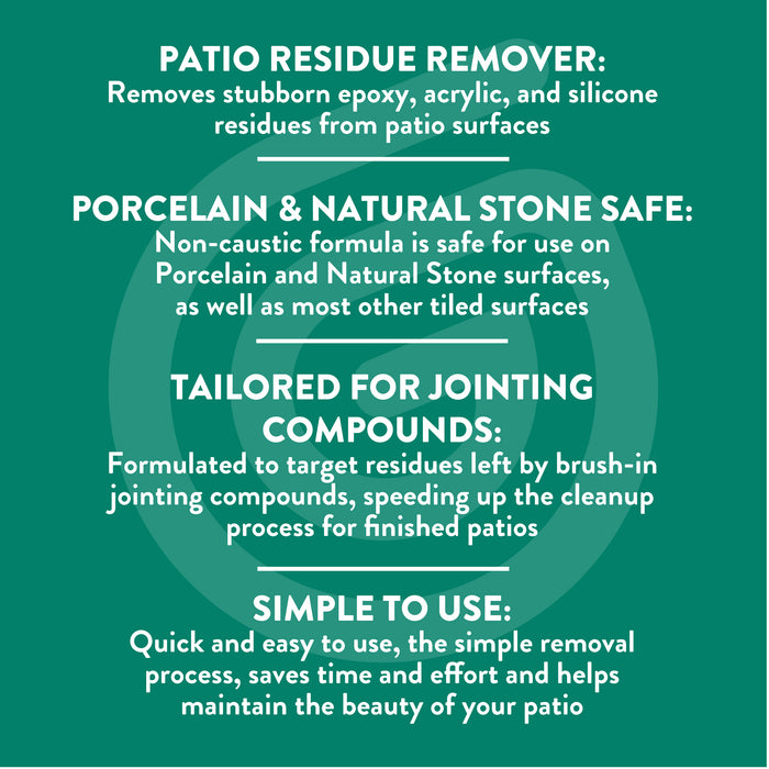 Patio Grout Resin Residue Remover | GLEAN