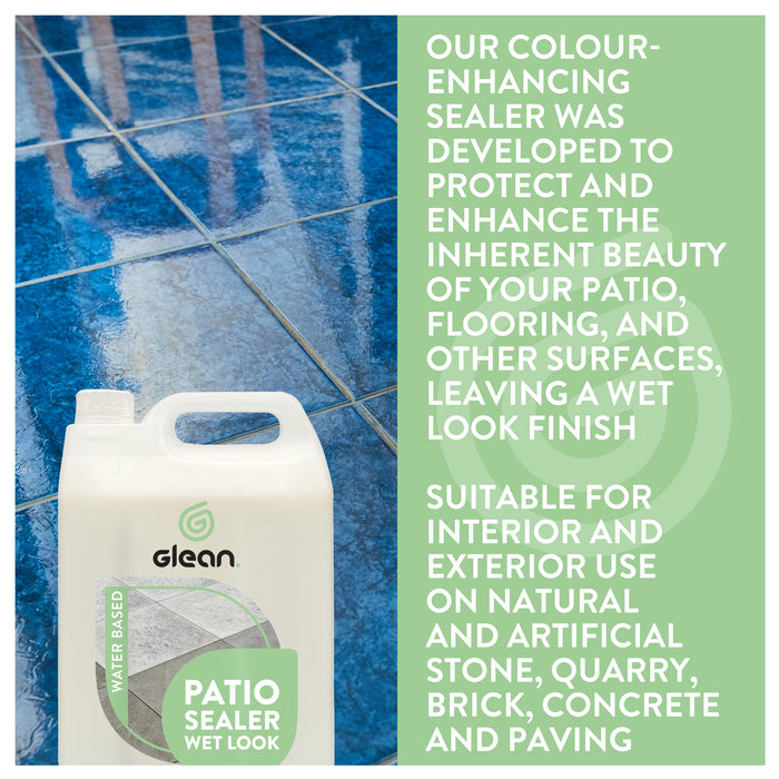 Patio Sealer | Wet Look Colour Enhancing | GLEAN