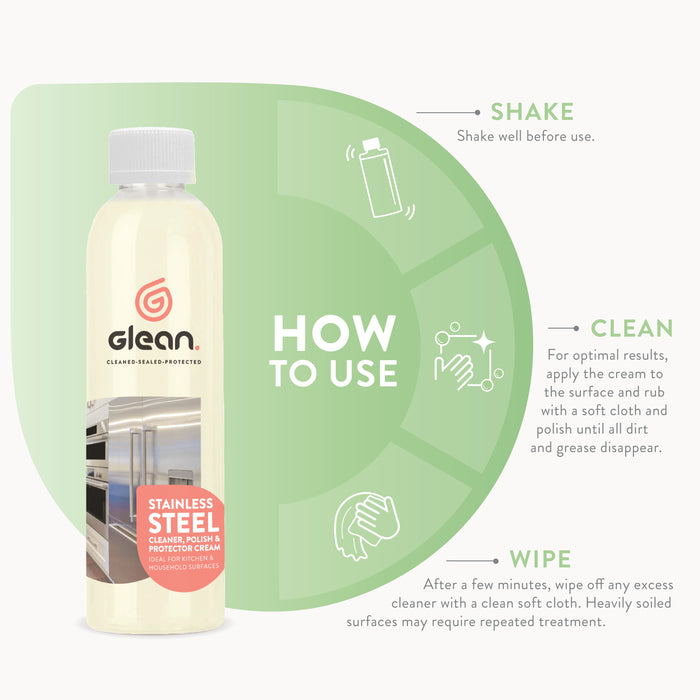 Stainless Steel Cream Cleaner Polish | GLEAN