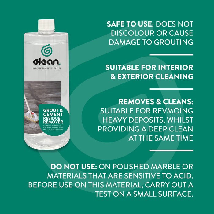 Grout & Cement Residue Remover | GLEAN