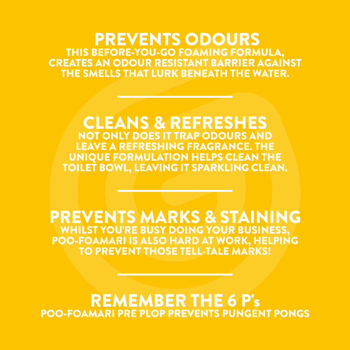 Poo-Foamari Before-You-Go Toilet Spray | GLEAN