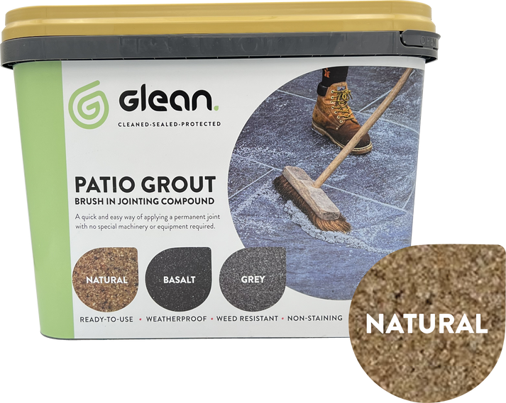 Patio Grout Brush In Jointing Compound GLEAN GleanUK